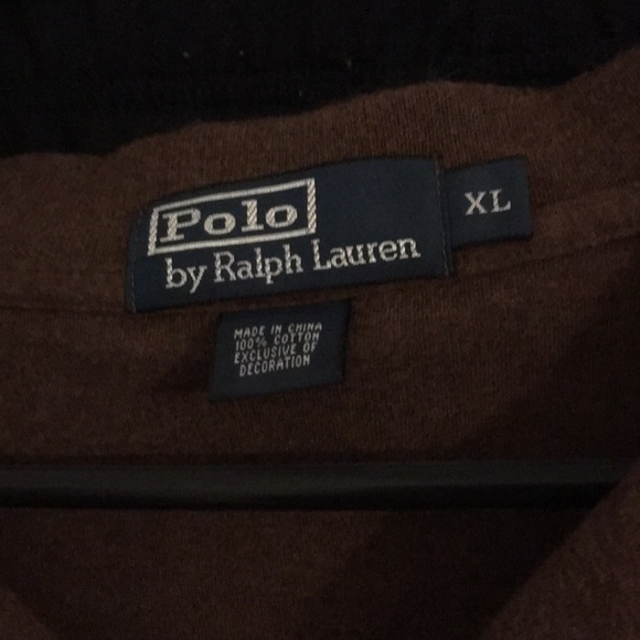 Brown men’s polo shirt - Picture 2 of 2